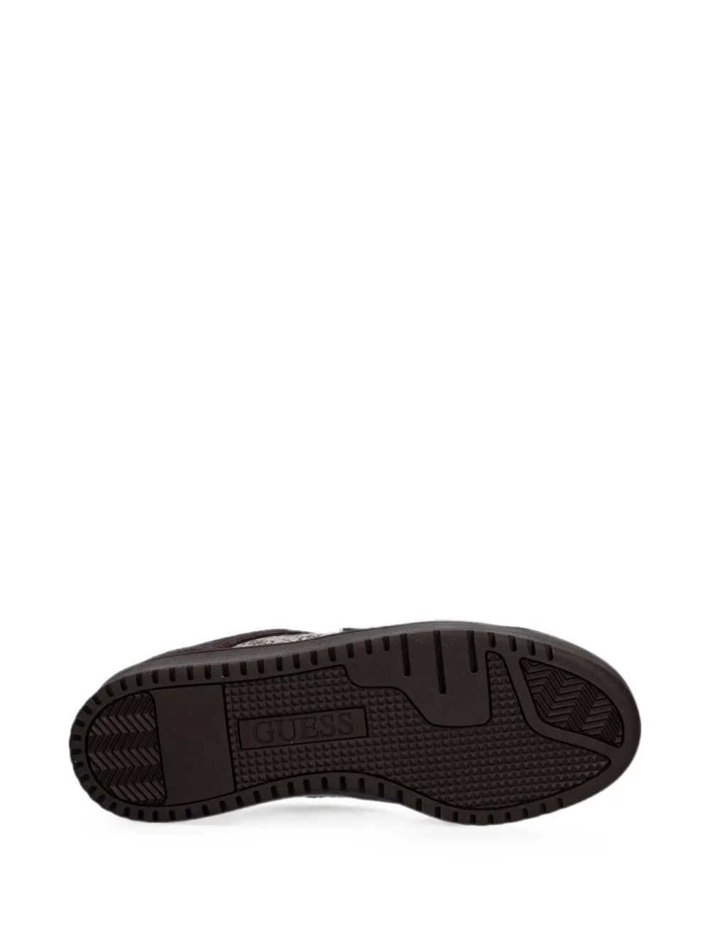 GUESS USA logo-print suede-panelled sneakers Bruin