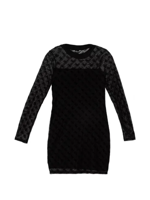 guess kids Minikleid mit Monogramm-Print