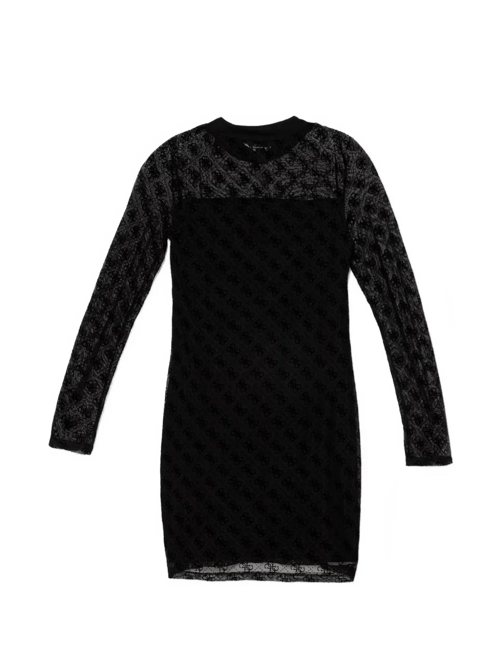 guess kids Mini-jurk met monogramprint Zwart