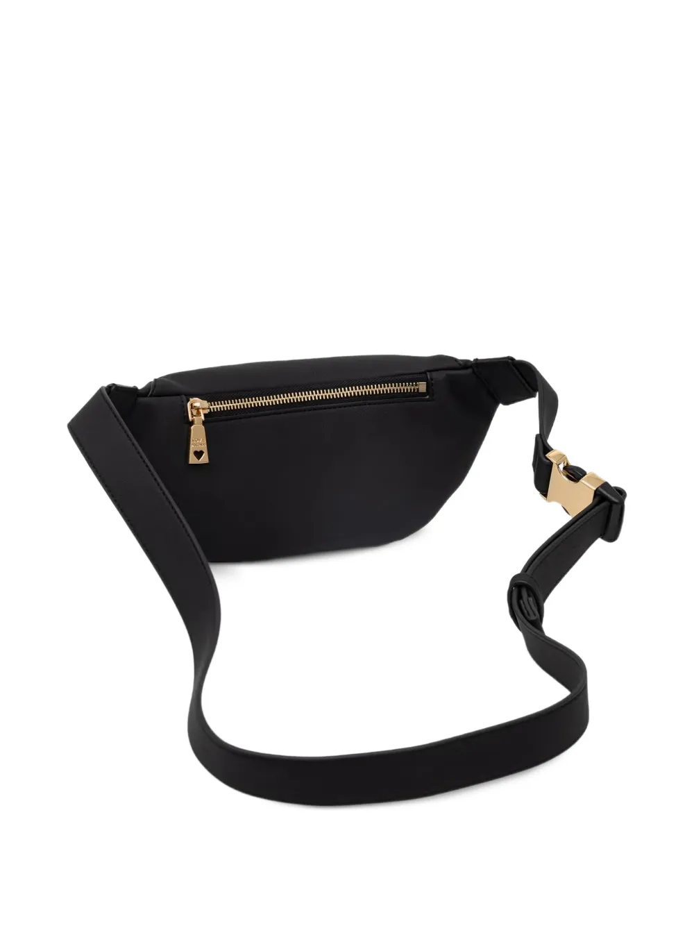 Love Moschino logo-lettering belt bag Zwart