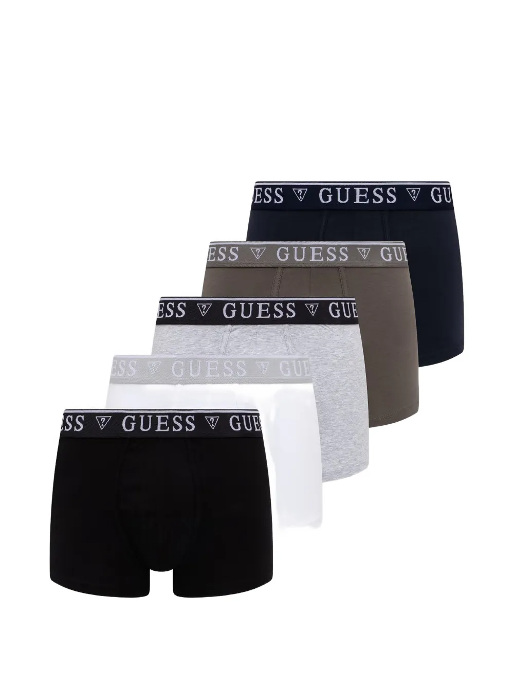 GUESS USA logo-waistband boxers (set of 5) - Multicolore