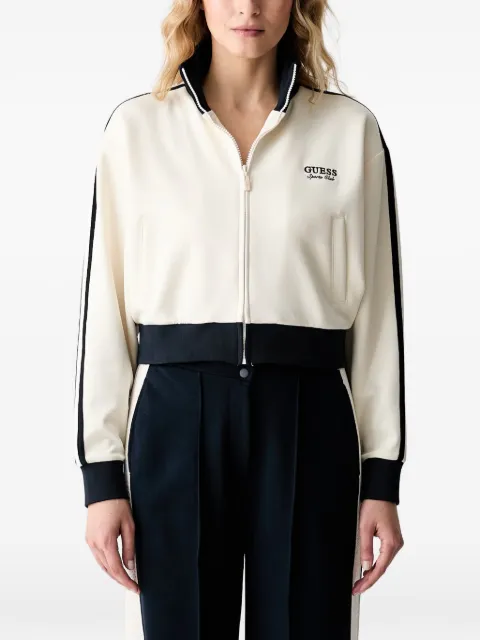 GUESS USA veste zippée à logo brodé
