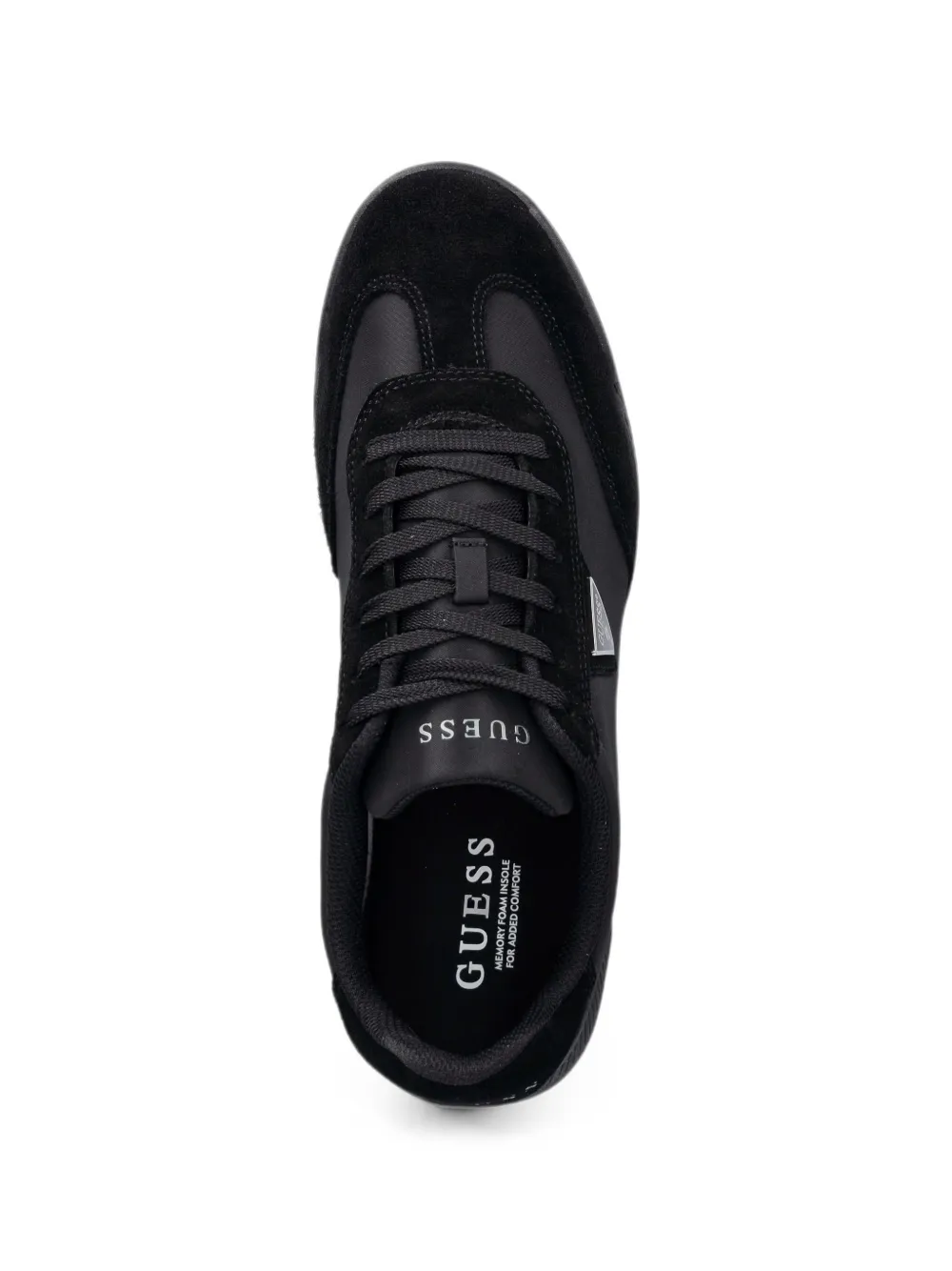 GUESS USA Dasper logo-plaque sneakers Zwart