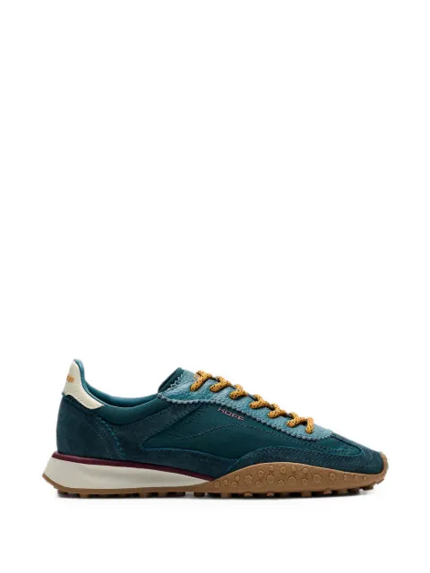 Hoff Bridge MkII calf suede-panelled lace-up sneakers
