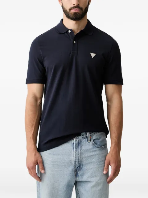 GUESS USA logo-patch polo shirt
