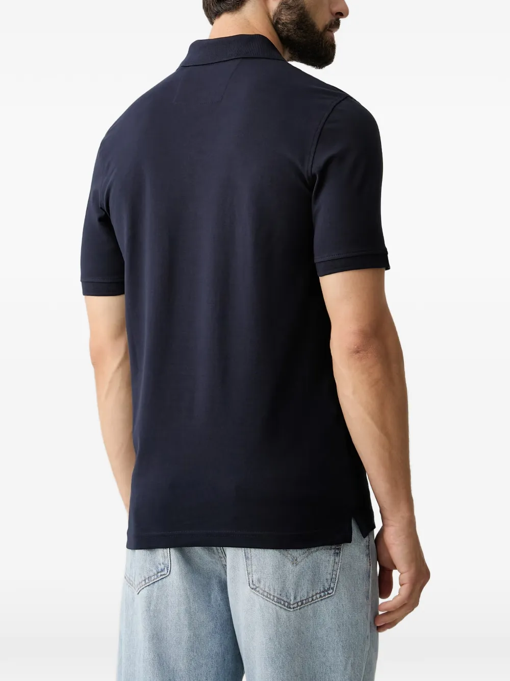 GUESS USA Poloshirt met logopatch Blauw