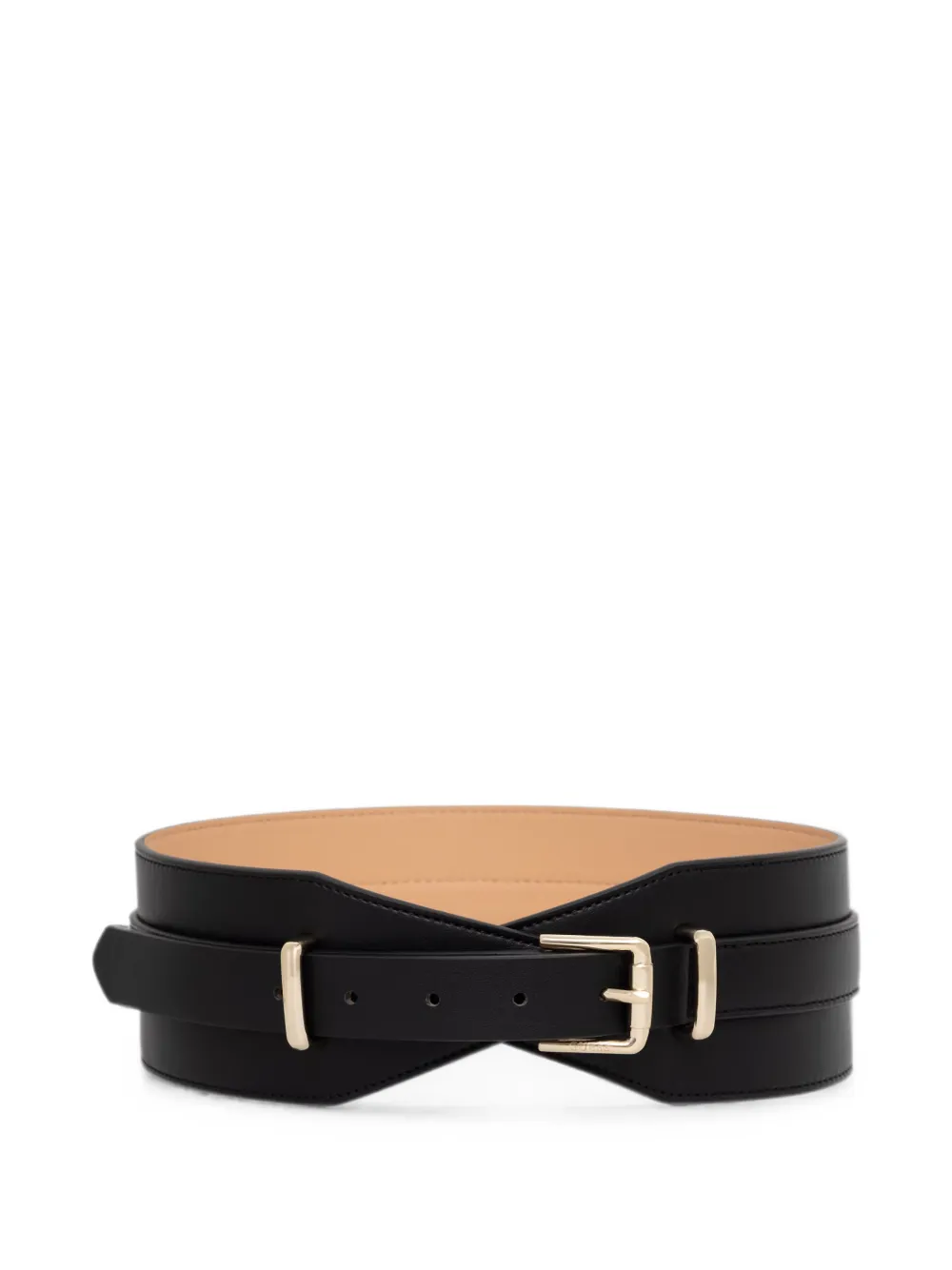 GUESS USA buckle-fastening corset-style belt - Nero