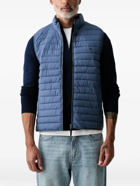 Hackett London quilted zip-detail gilet