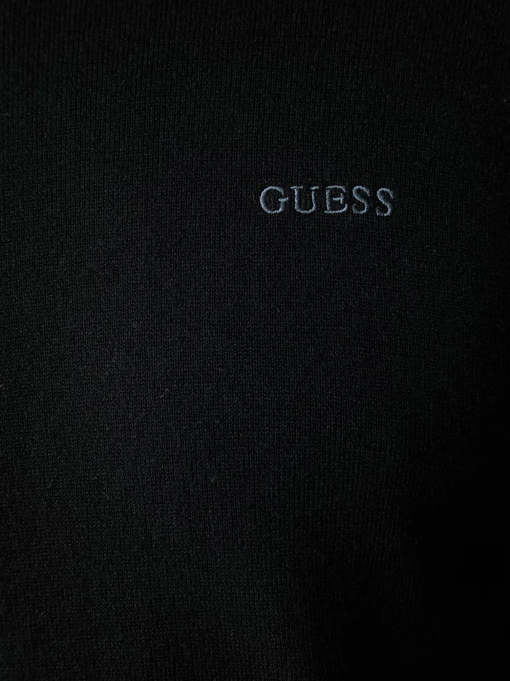 GUESS USA Trui met geborduurd logo Zwart