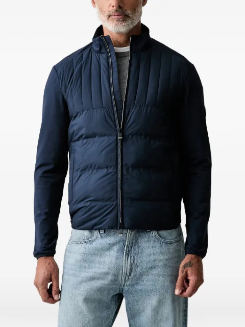 Hackett London quilted panelled jacket
