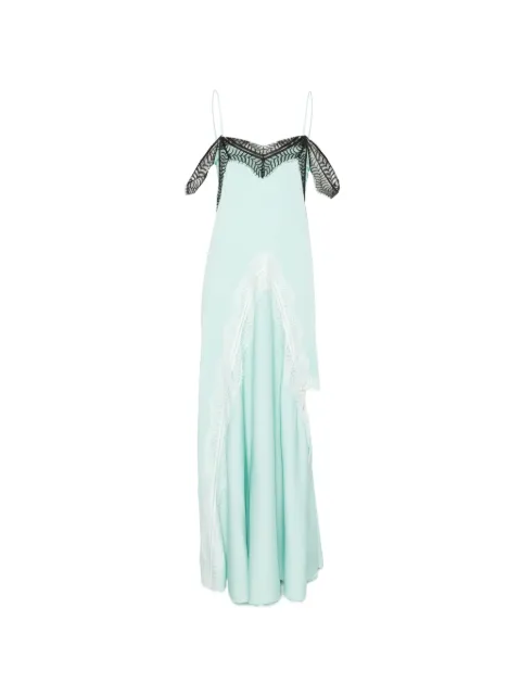 Christopher Esber lace-trim midi dress