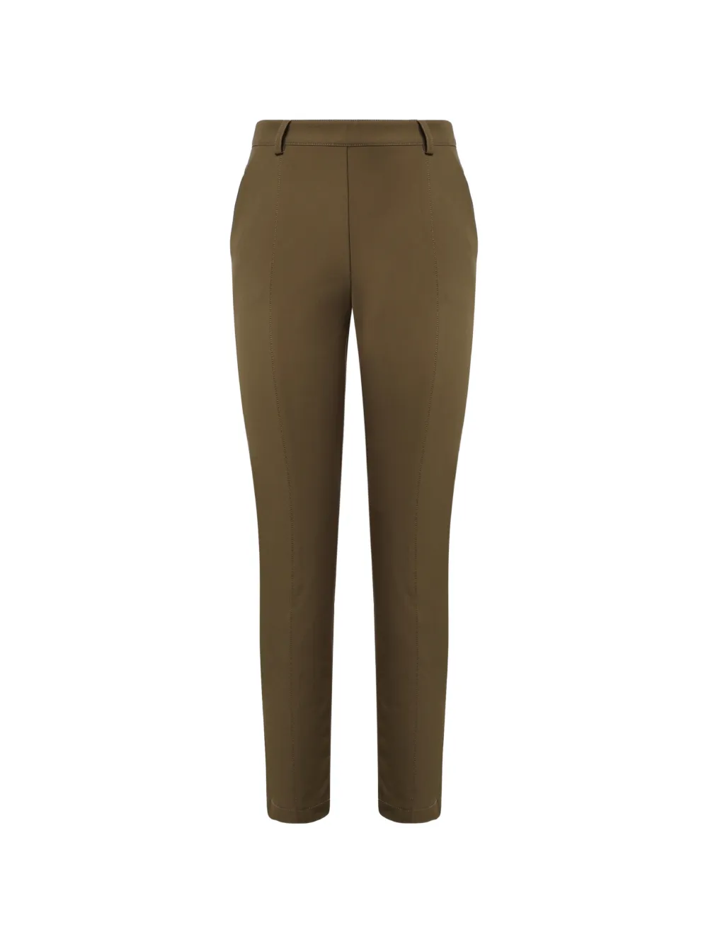 PINKO seam-detail belt-loop trousers - Grün
