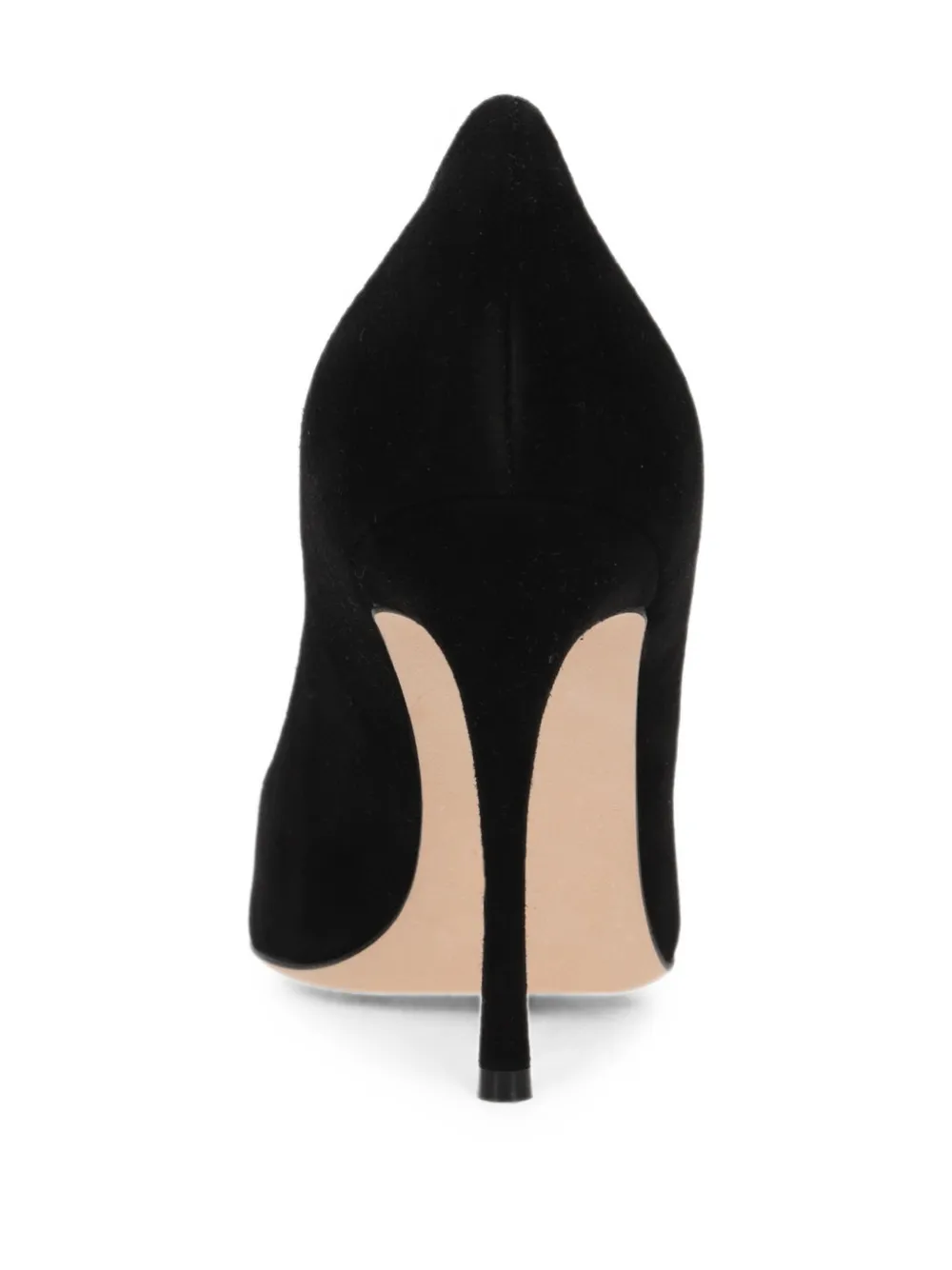 Sergio Rossi Godiva suede heeled pumps Zwart
