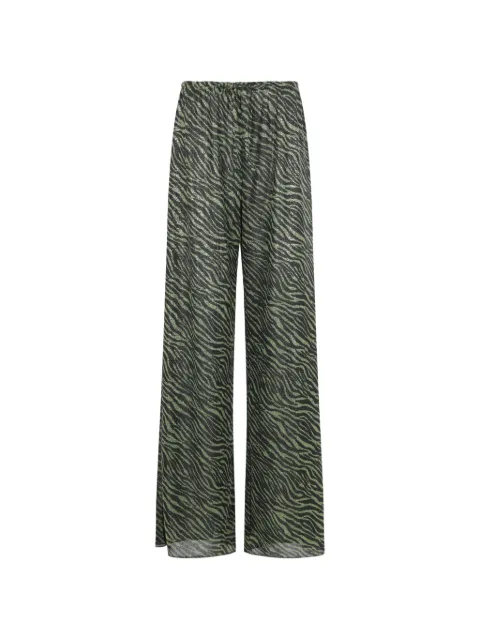Oséree animal-print trousers