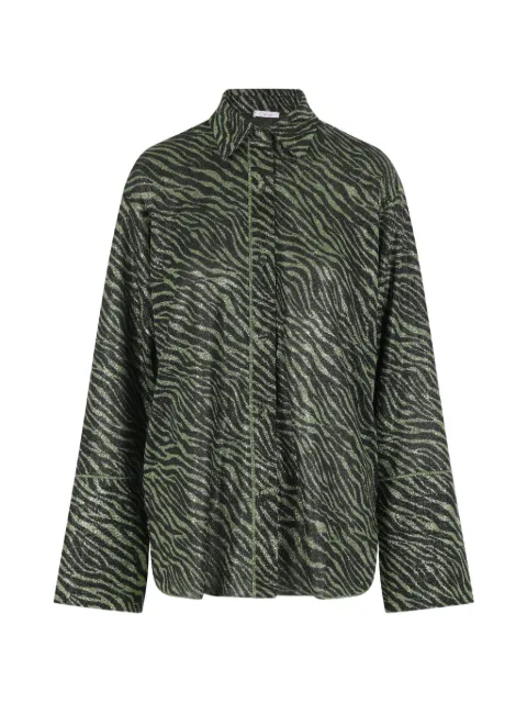 Oséree Lumière animal-print shirt