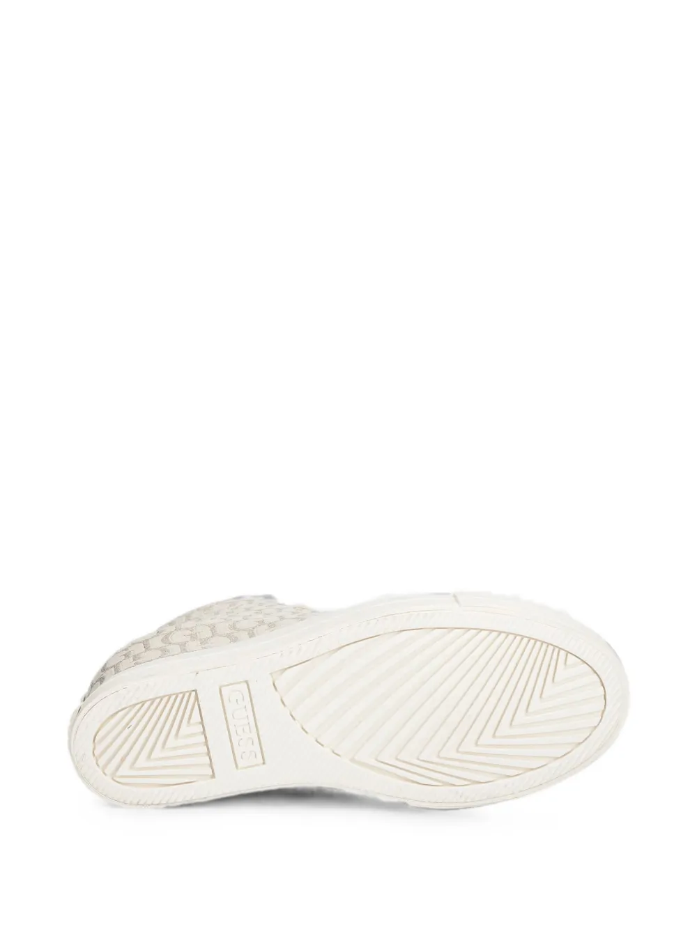 GUESS USA Sundae high-top sneakers Beige