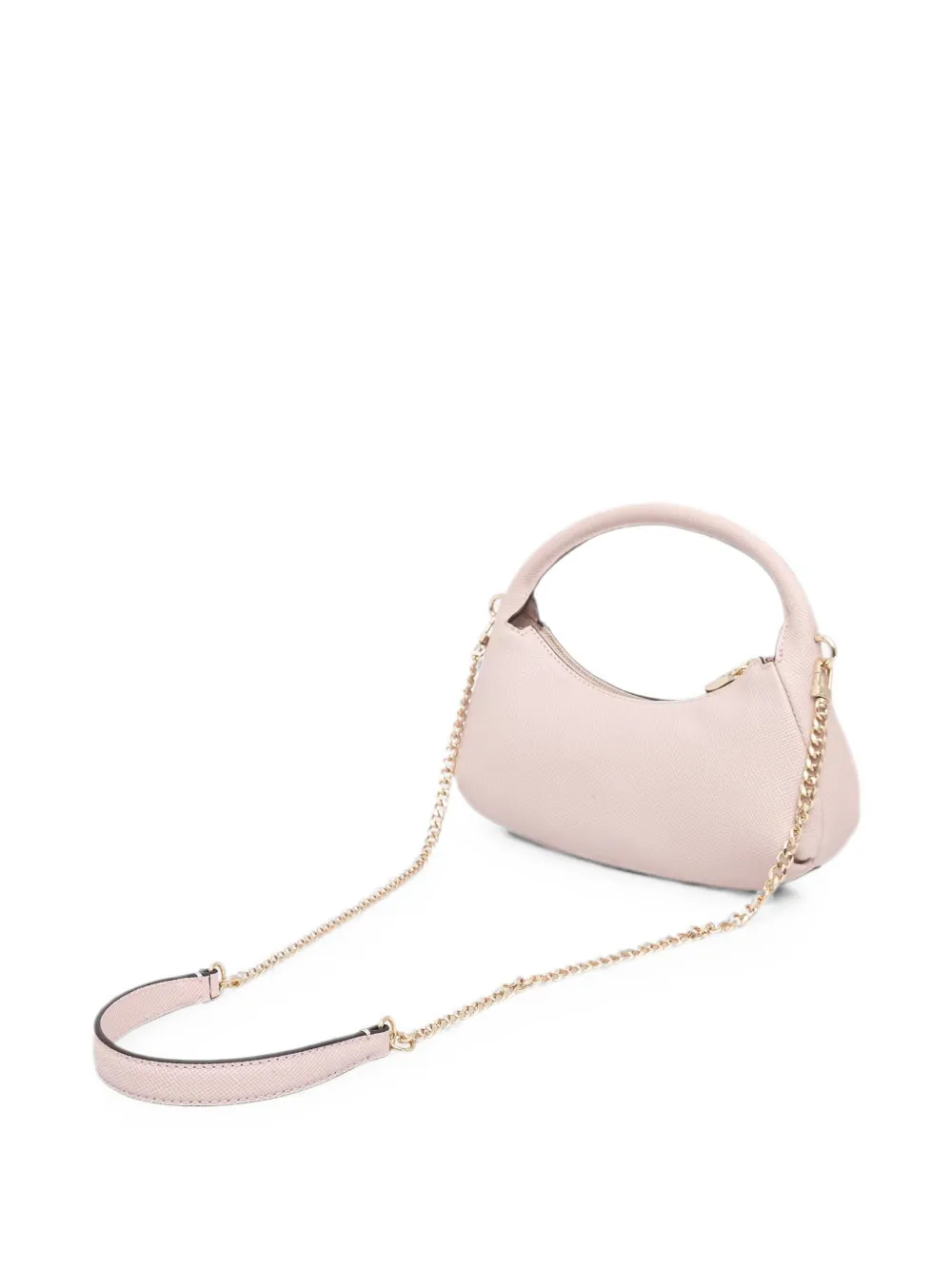 GUESS USA Schoudertas met logo-plakkaat en kettingband Roze