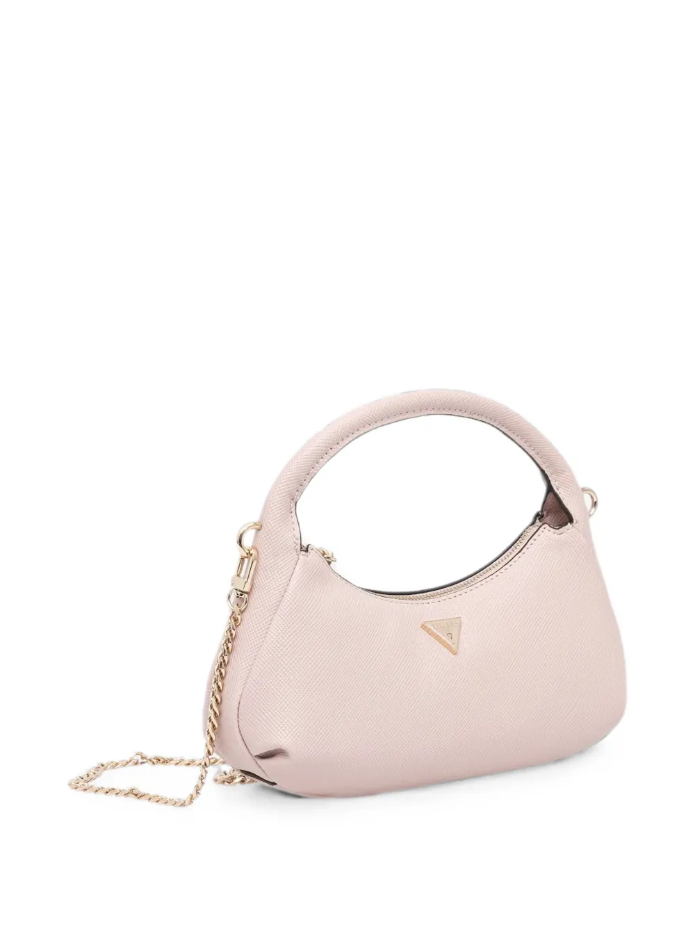GUESS USA Schoudertas met logo-plakkaat en kettingband Roze