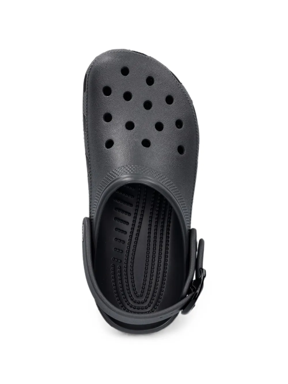 Crocs perforated buckle-strap mules Grijs
