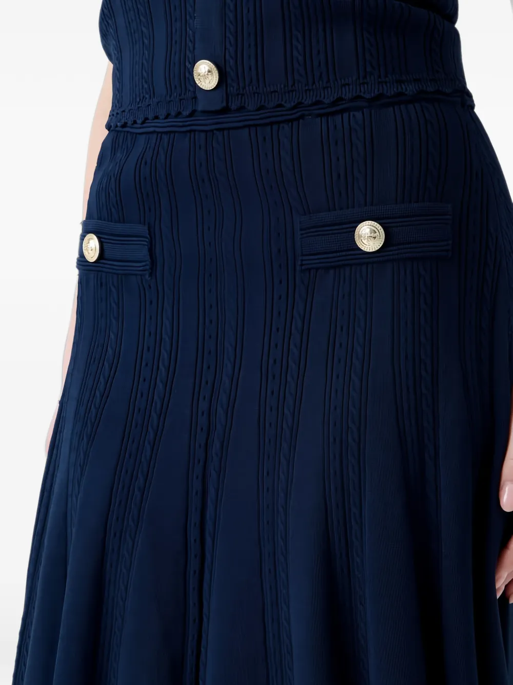 GUESS USA Mini-rok met knoopdetail Blauw