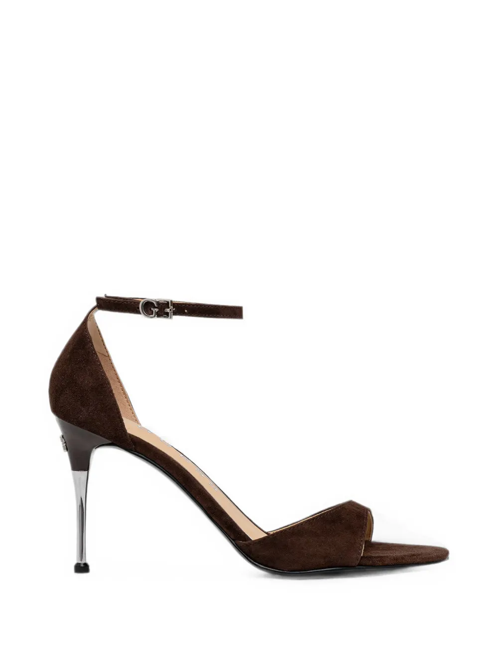 GUESS USA suede ankle-strap sandals - Braun
