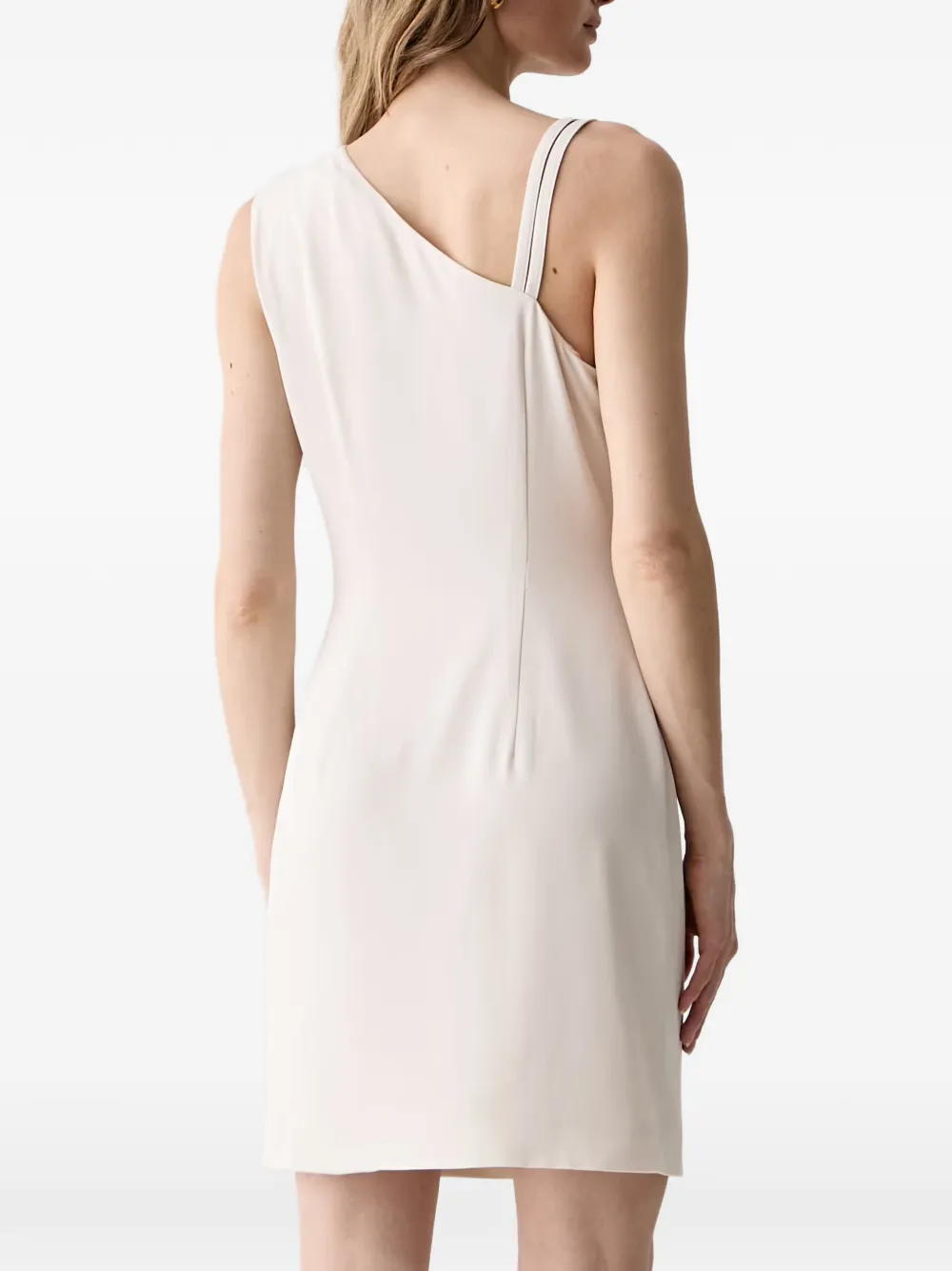 GUESS USA Livia asymmetrische mini-jurk met gesp-detail Beige