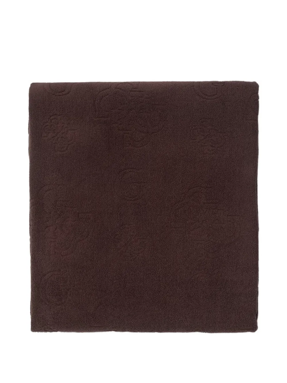 GUESS USA logo-embossed beach towel Bruin