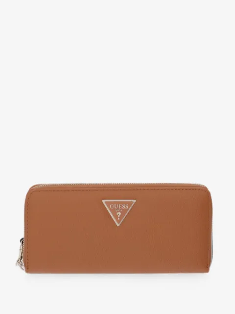 GUESS USA logo-plaque wristlet wallet
