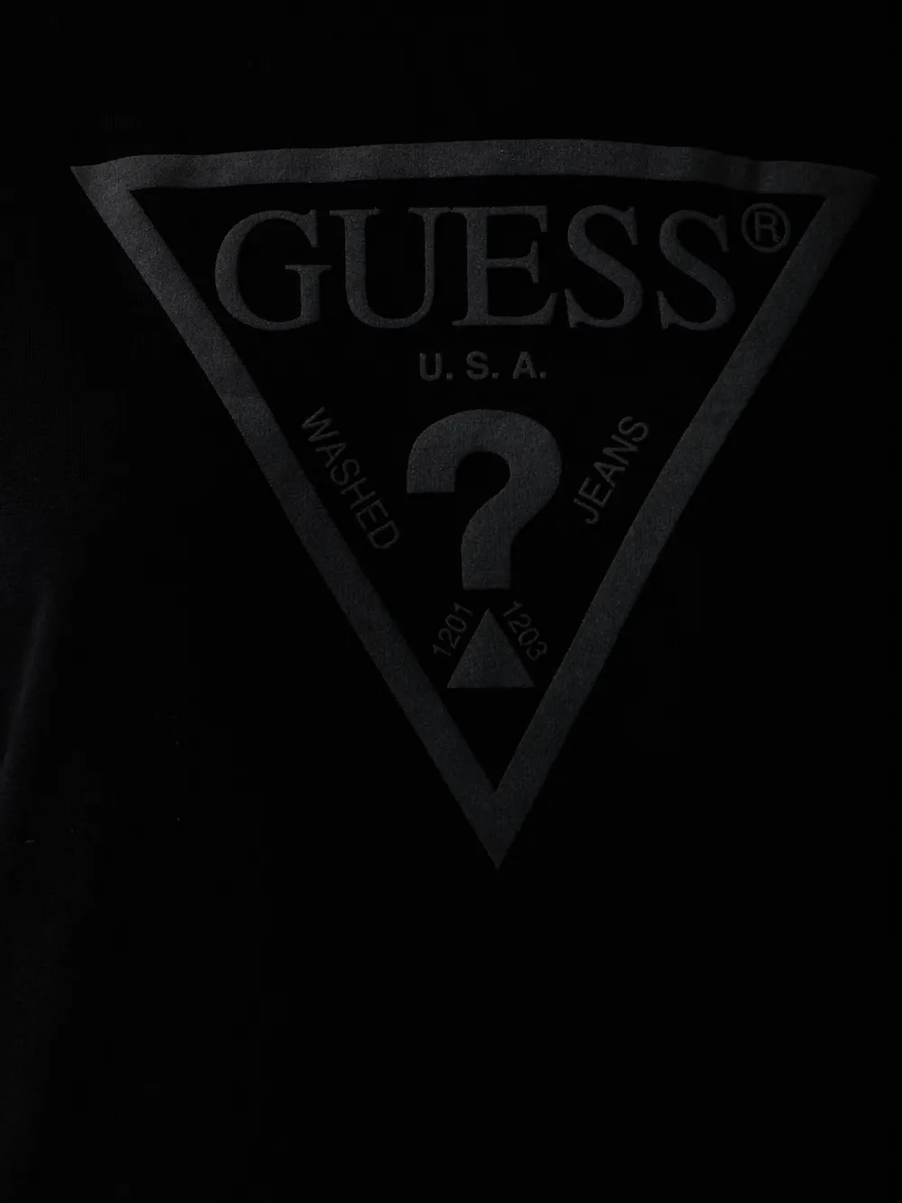 GUESS USA Trui met logoprint Zwart
