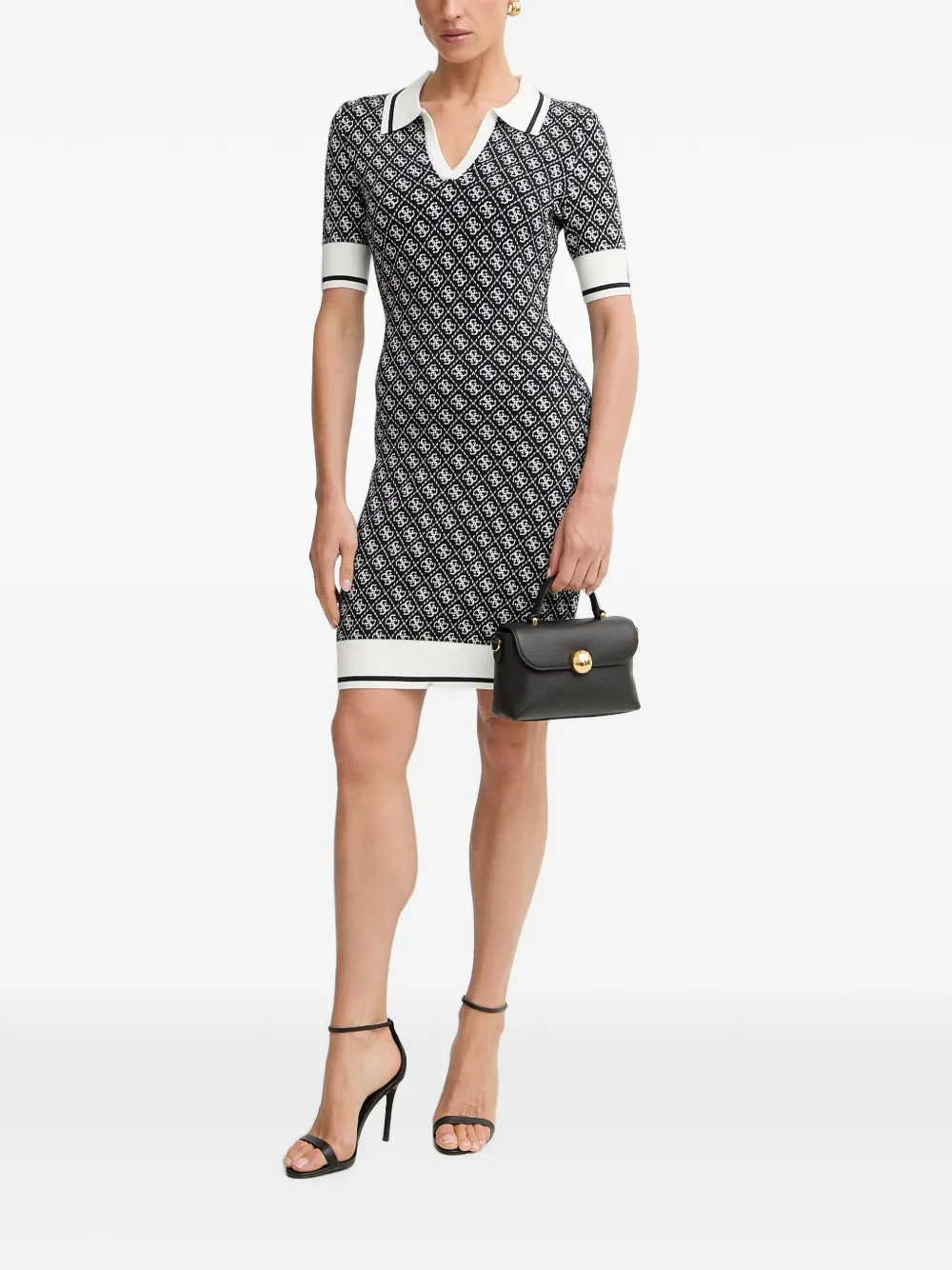 GUESS USA Mini-jurk met logo-monogram Blauw