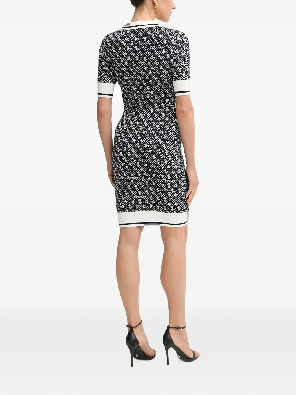 GUESS USA Mini-jurk met logo-monogram Blauw