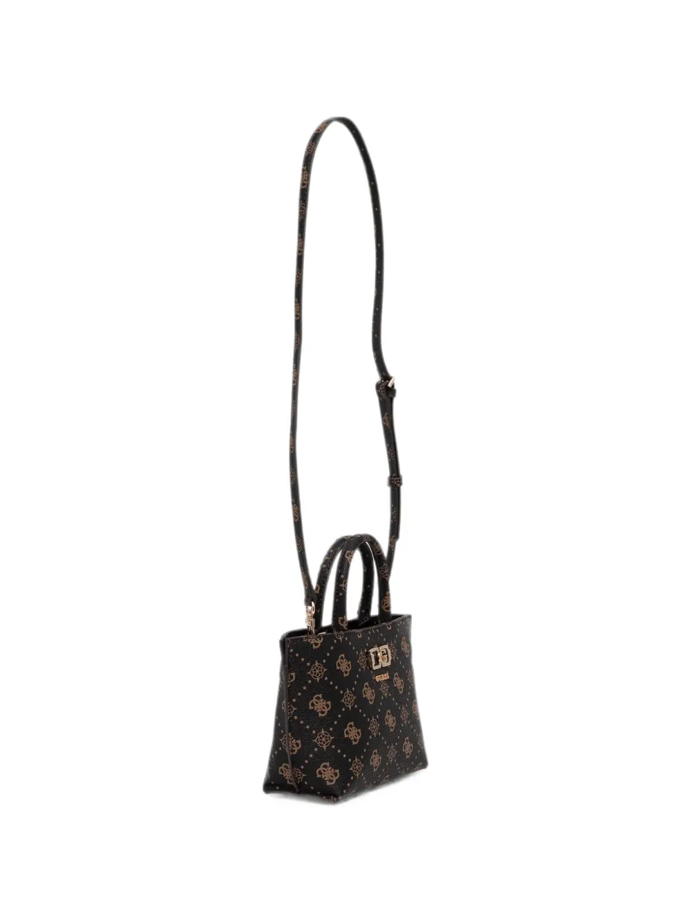 GUESS USA Emelie shopper met logo-plakkaat en monogram-print Zwart
