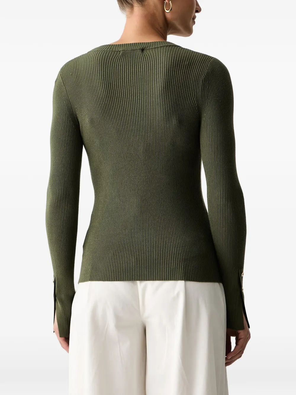GUESS USA Button-up vest Groen