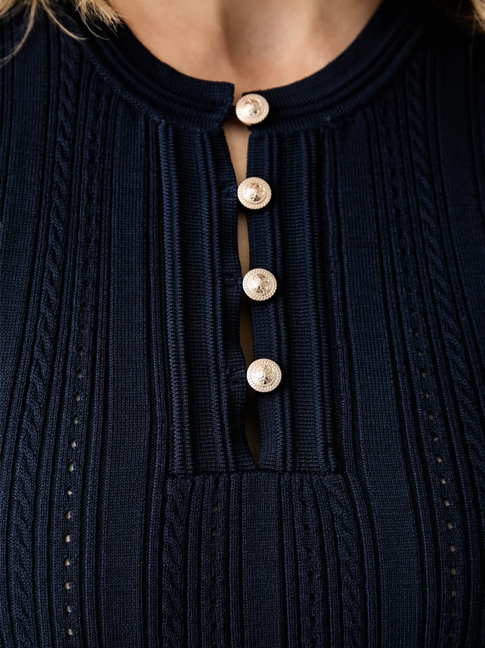 GUESS USA Mouwloze top Blauw