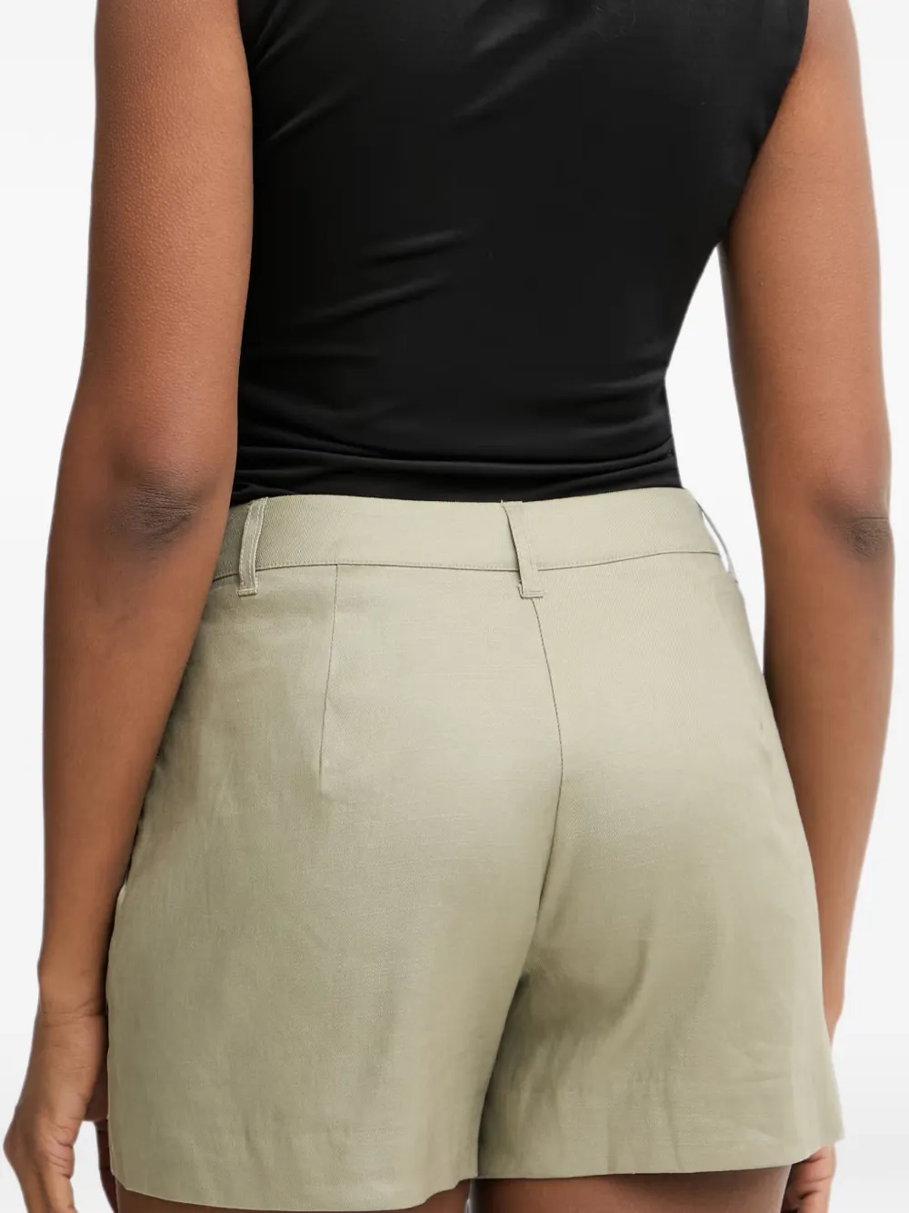 GUESS USA Shorts met logoplakkaat Beige