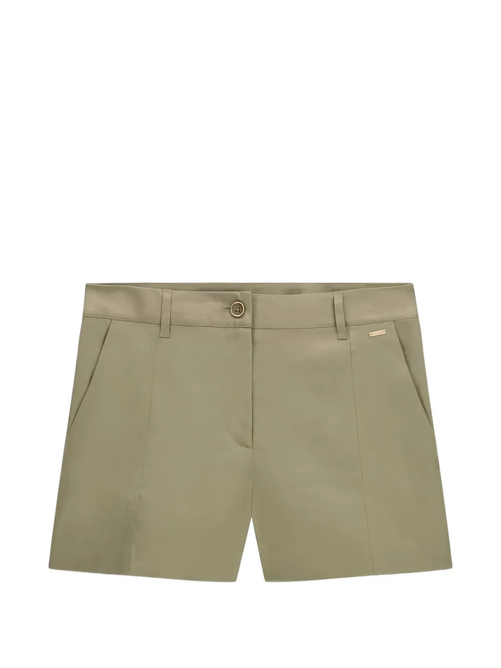 GUESS USA Shorts met logoplakkaat Beige