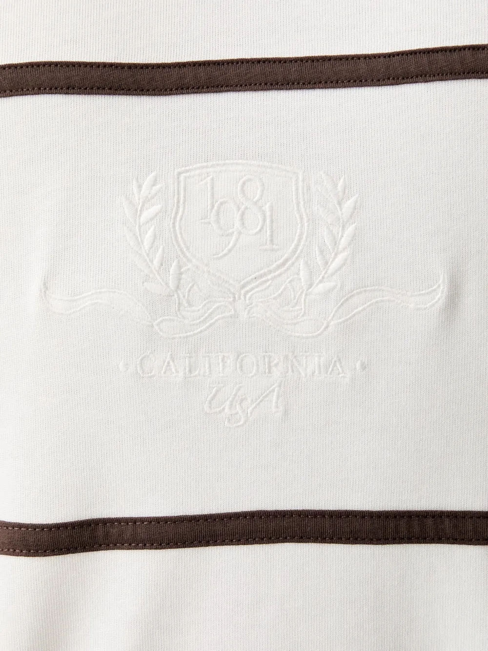 GUESS USA Poloshirt met geborduurd logo Wit