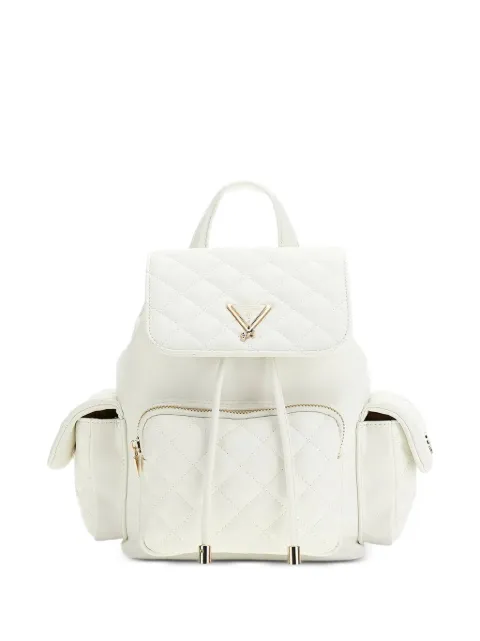 guess kids mini quilted drawstring backpack