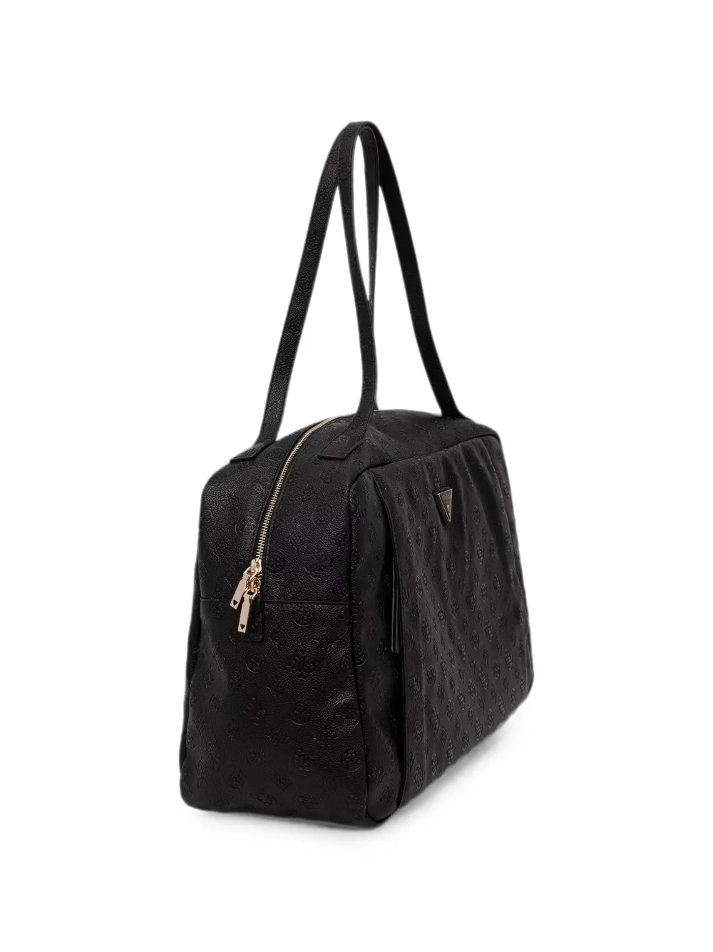 GUESS USA Devon shopper met logo-reliëf Zwart