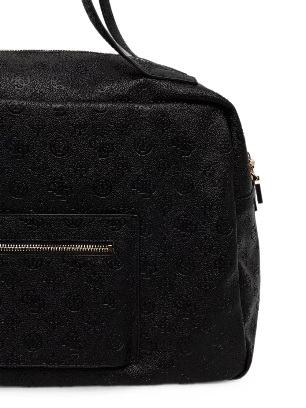 GUESS USA Devon shopper met logo-reliëf Zwart