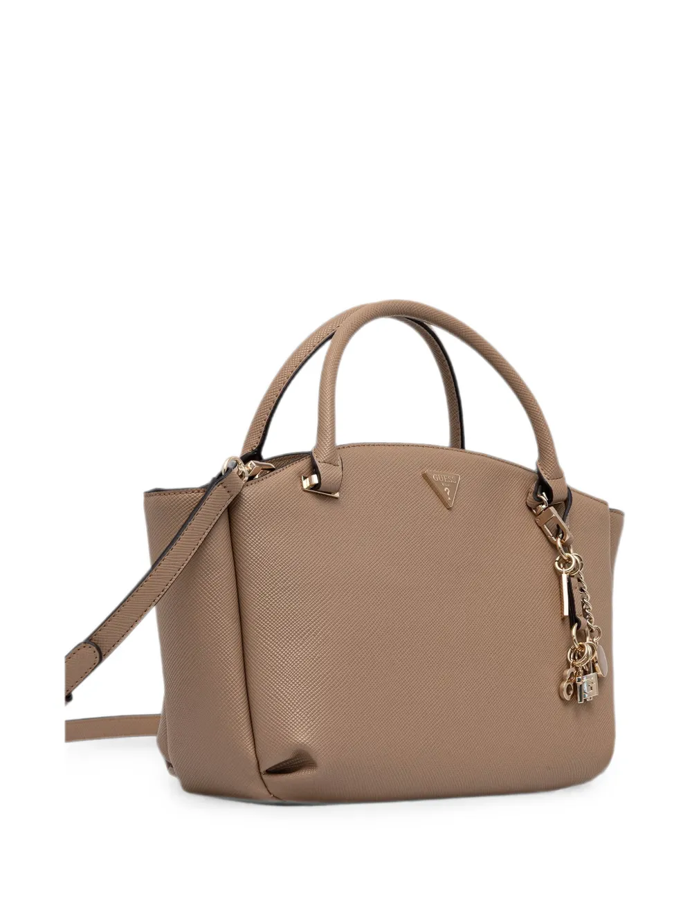 GUESS USA Gilda shopper met bedel Beige