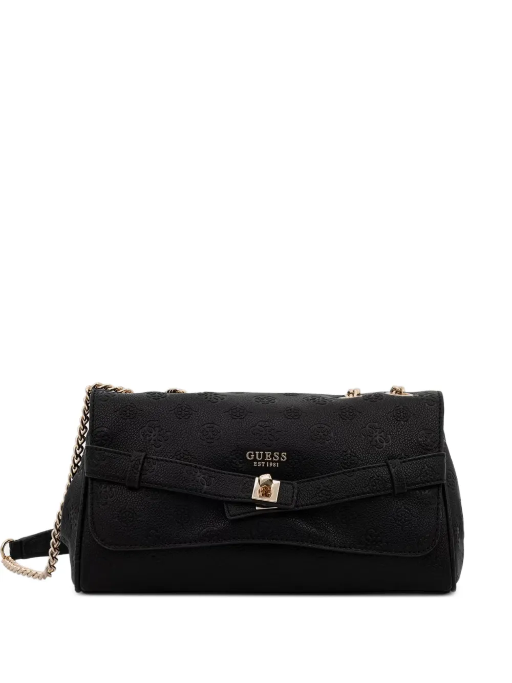 GUESS USA Ella twist-lock shoulder bag - Schwarz