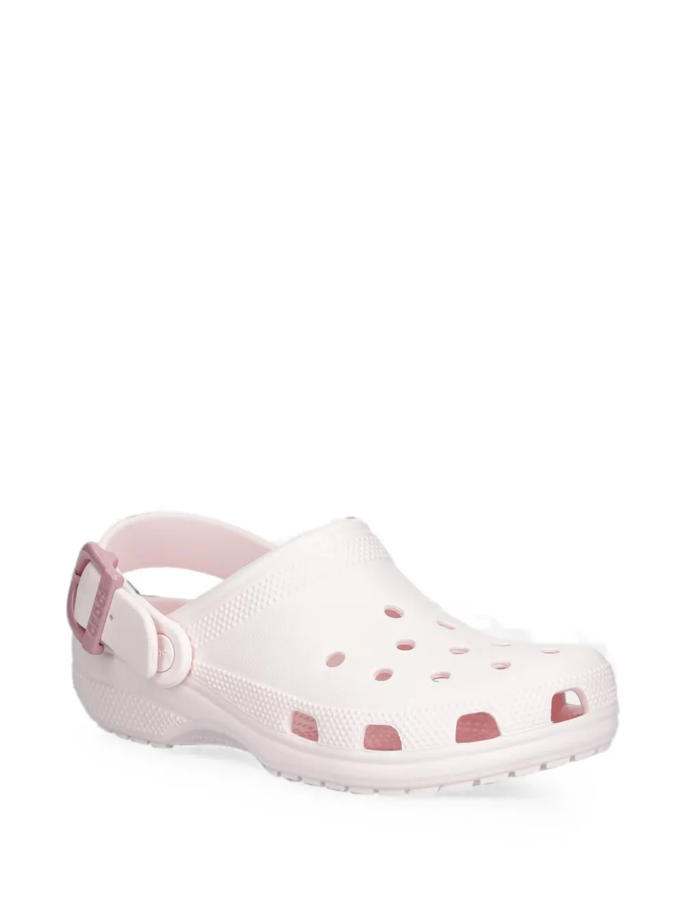 Crocs buckle-fastening perforated mules Roze