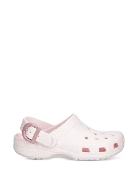 Crocs buckle-fastening perforated mules