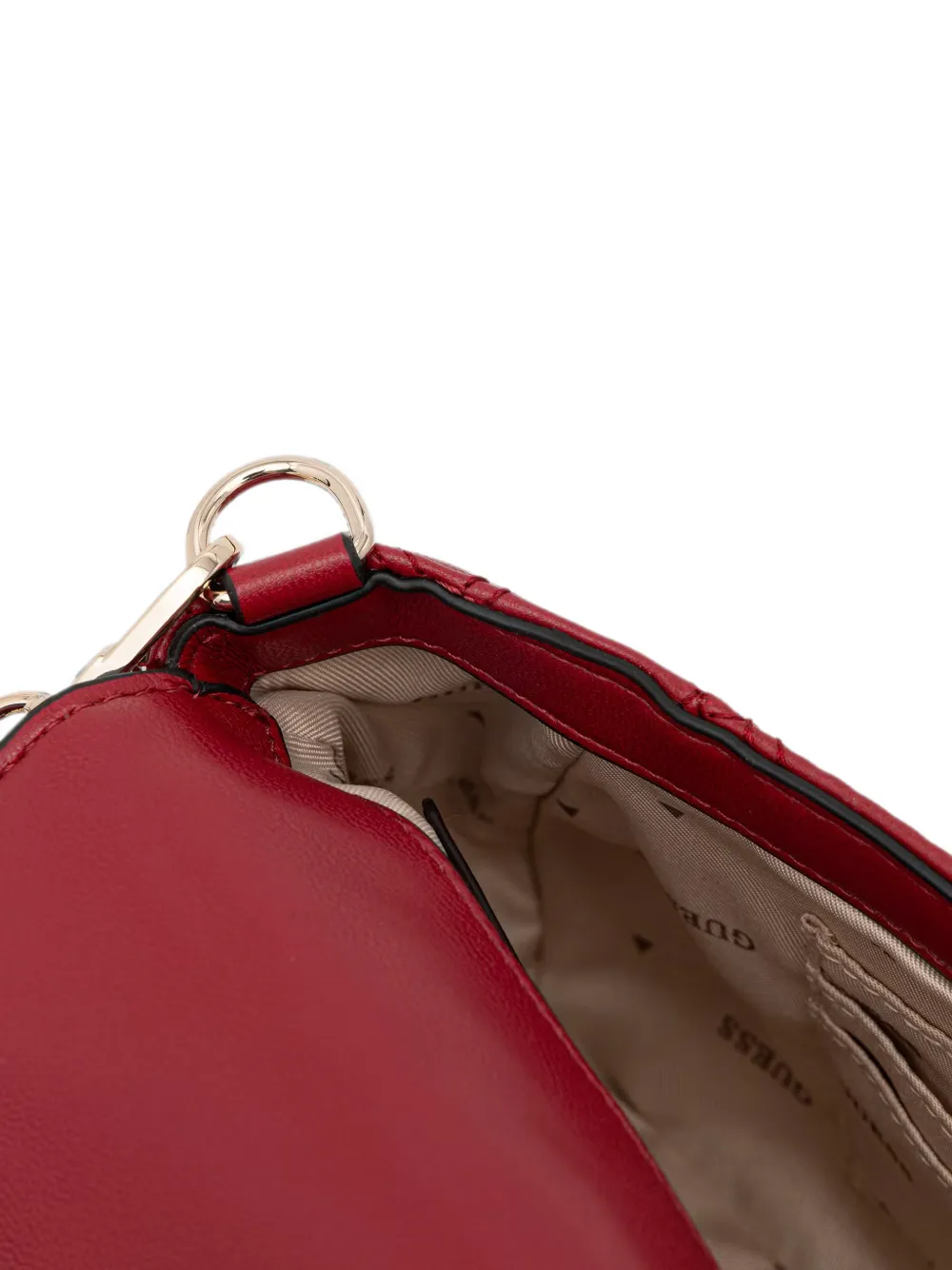GUESS USA Giully shopper met schakelketting Rood