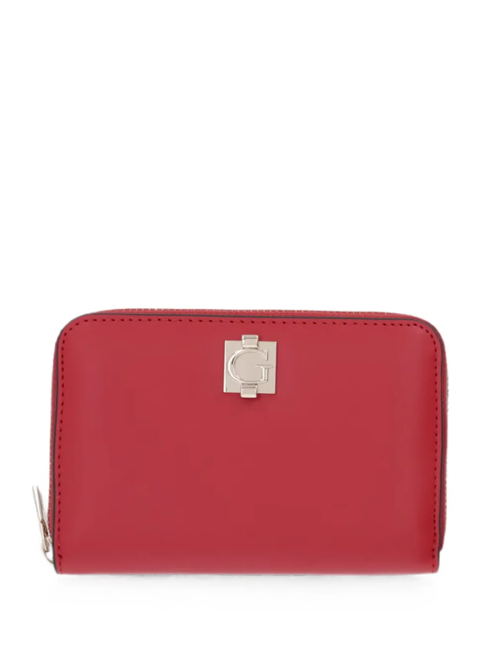 GUESS USA logo-plaque zip-around wallet - Rot