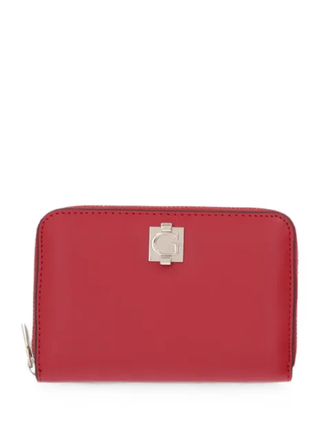 GUESS USA logo-plaque zip-around wallet