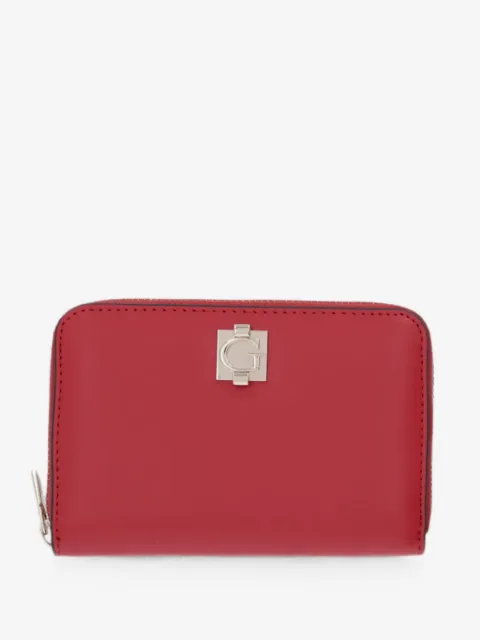 GUESS USA logo-plaque zip-around wallet