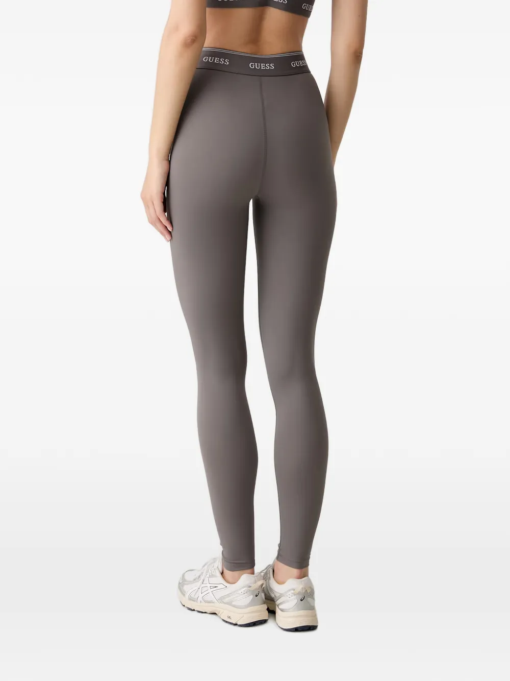 GUESS USA Legging met logoband Grijs