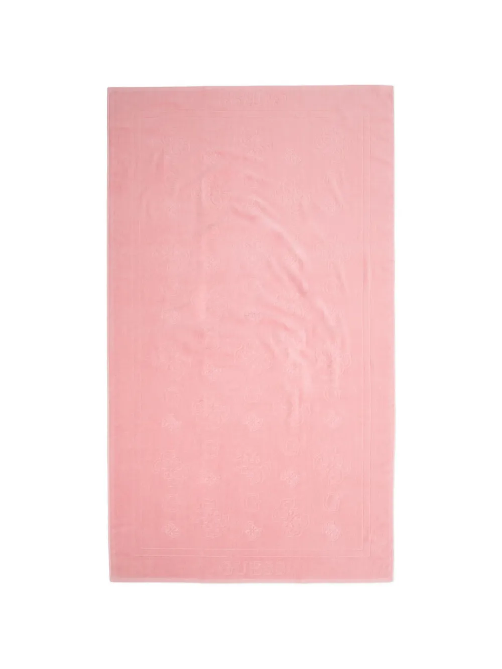 GUESS USA Strandlaken met logo-jacquard Roze